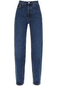 Toteme organic denim classic cut jeans 234 2036 741 32 DARK BLUE