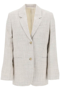 Toteme single-breasted tailored jacket with m 234 WRZ869 FB0109 OAT MELANGE