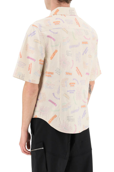 Jacquemus 'la chemise aouro' 襯衫 235SH040 1384 印有多個標籤