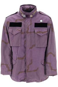 Oamc 迷彩圖案棉質野戰外套 23A28OAX13 CAPOA083 紫色