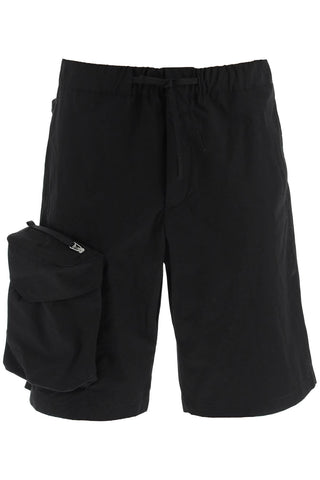 Oamc oversized shorts with maxi pockets 23E28OAU42 COT00837 BLACK