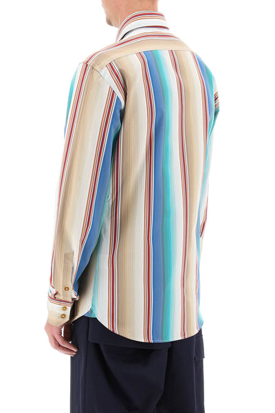 Vivienne westwood striped ghost shirt 2401000JW00L9BS MULTI