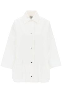 Toteme organic cotton overshirt for 241 WRO1050 FB0103 WHITE