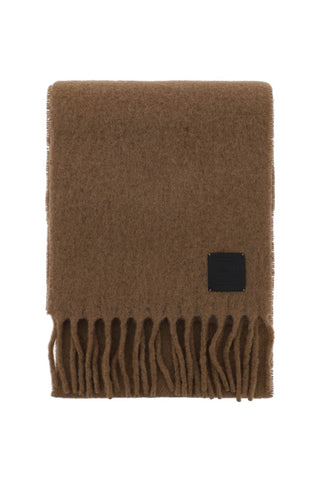 Toteme brushed wool scarf 241 WSC1013 FB0088 BISCUIT