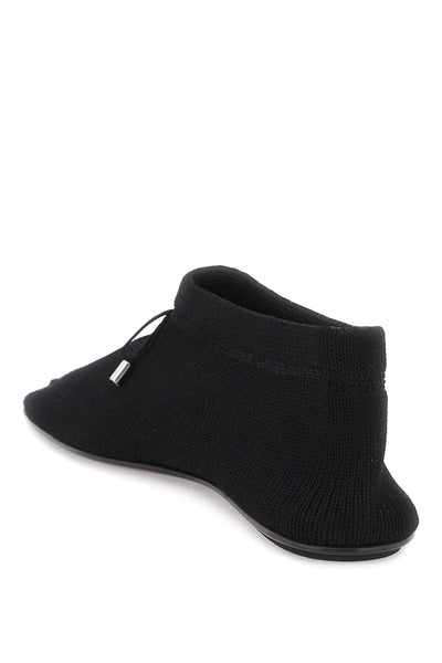 Toteme knitted ballet flats 242 WAS2358 YA0040 BLACK