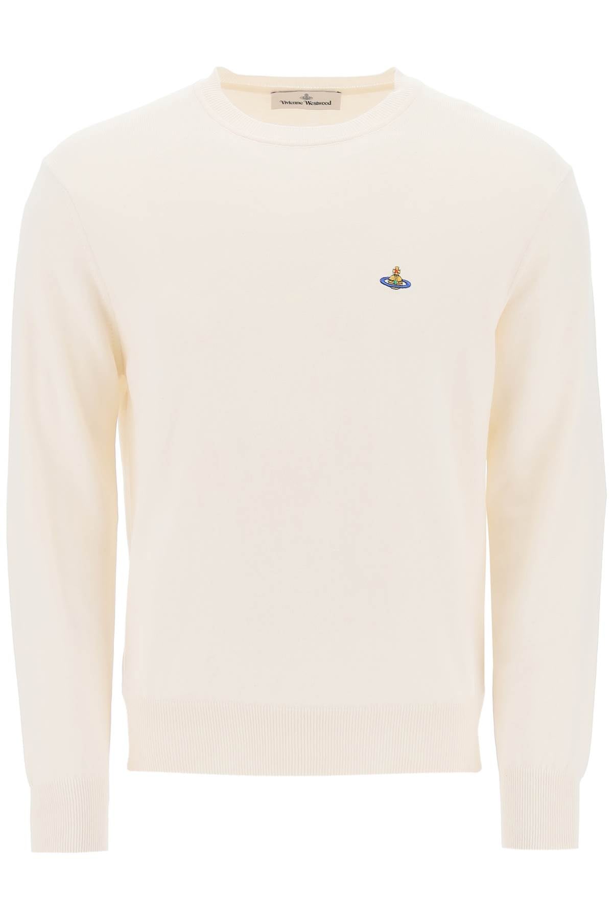 Vivienne westwood organic cotton and cashmere sweater 2701000OY0010 CREAM