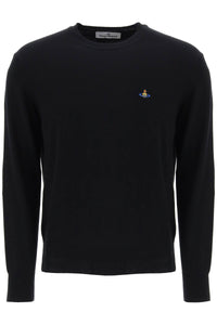 Vivienne westwood organic cotton and cashmere sweater 2701000OY0010 BLACK