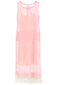 Saks potts 'stanni' 棉絲洋裝 28522 水晶粉紅色