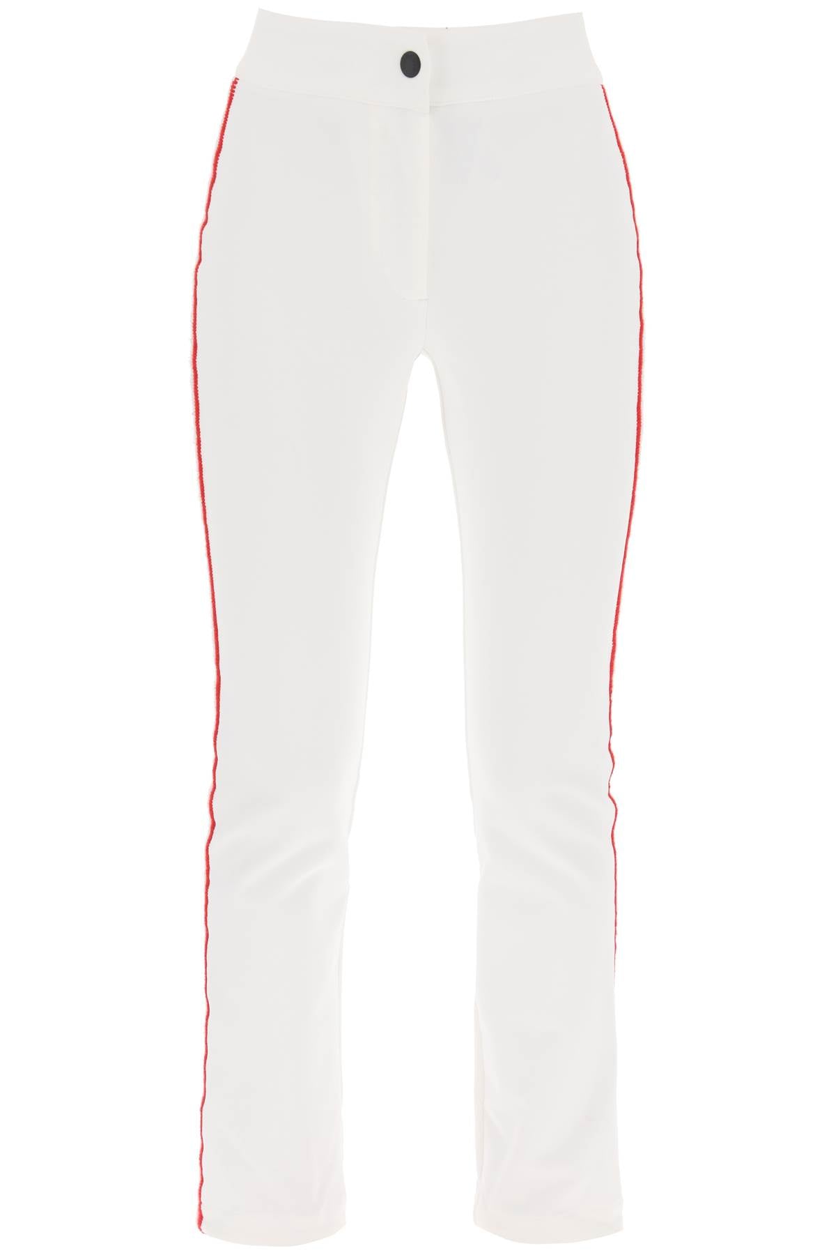 Moncler grenoble sporty pants with tricolor bands 2A000 07 53064 WHITE