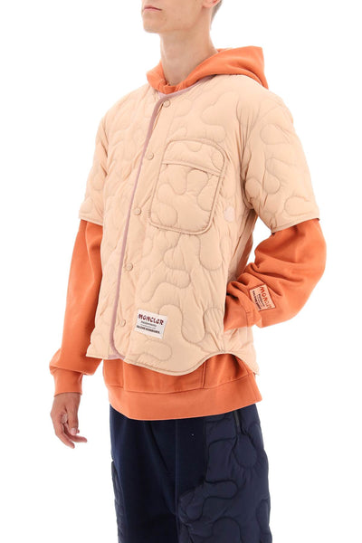 Moncler x salehe bembury 短袖絎縫夾克 2F000 02 M3224 淺粉紅色