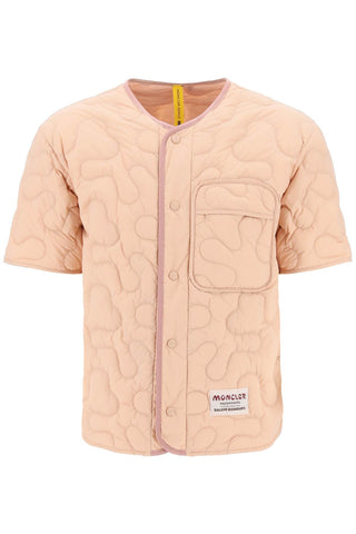 Moncler x salehe bembury short-sleeved quilted jacket 2F000 02 M3224 LIGHT PINK