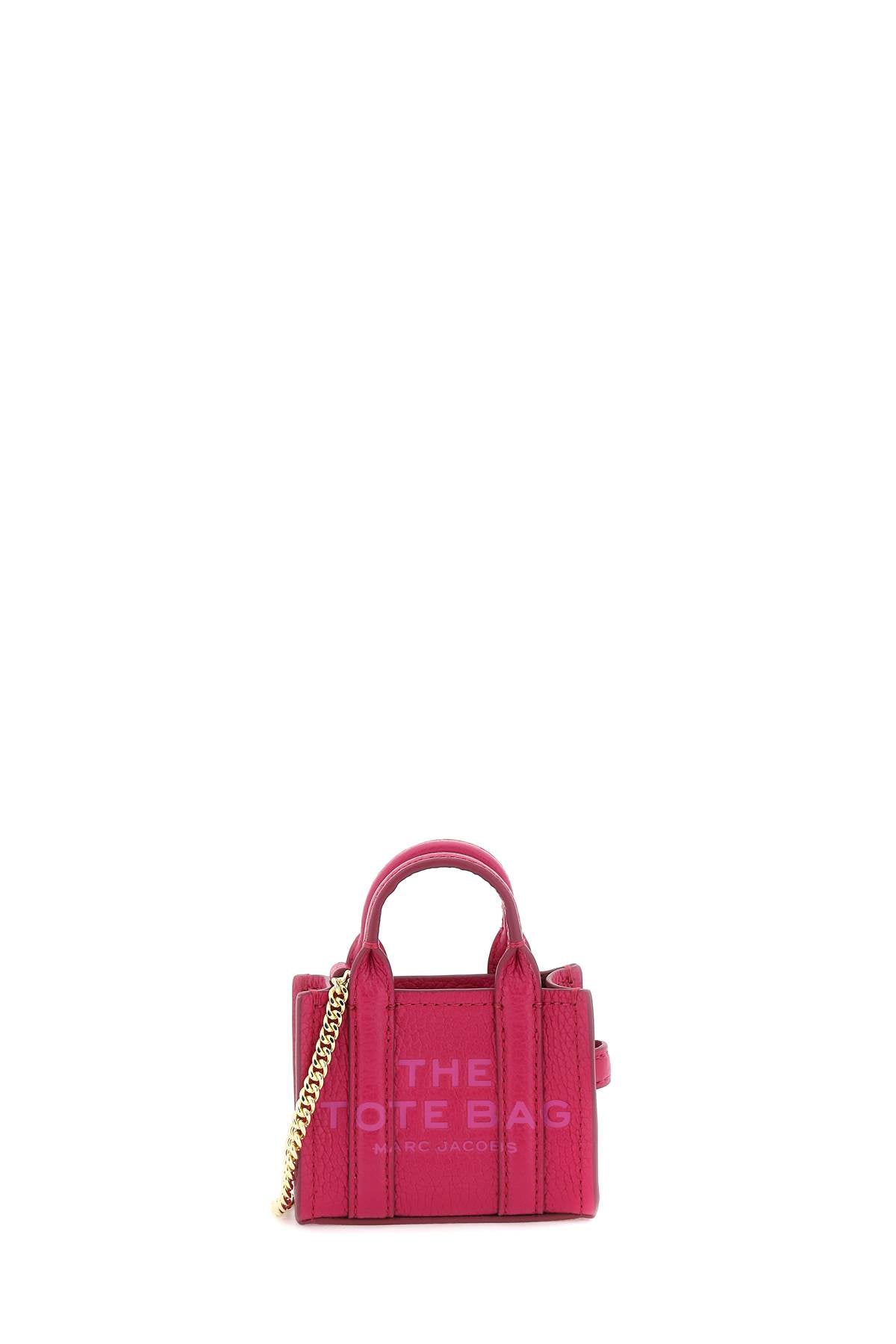 Marc jacobs the nano tote bag charm 2F3SCP005S07 LIPSTICK PINK