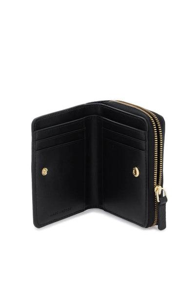 Marc jacobs the leather mini compact wallet 2R3SMP044S10 BLACK