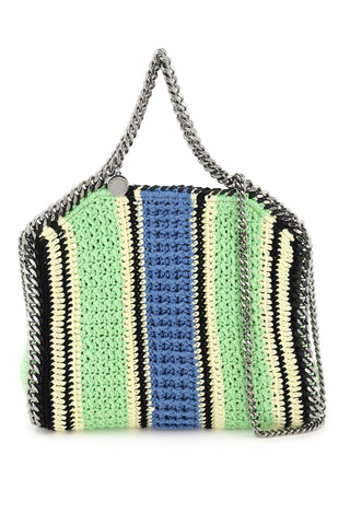 Stella mccartney 'falabella' crochet tote bag 371223 WP0131 GREEN