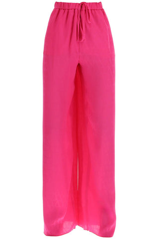 Valentino garavani 絲綢提花印花印花寬褲 3B3RB4557TK 粉紅色 PP