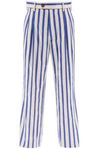 Vivienne westwood organic cotton raf bum pants 3F010007W00GALR BLUE WHITE