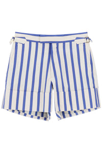 Vivienne westwood 'bertram' striped shorts 3F030004W00GALR BLUE WHITE