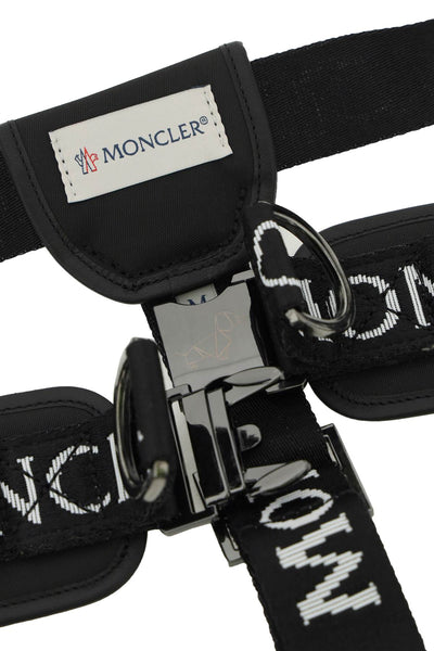 Moncler genius x poldo branded webbing harness 3G000 13 0U143 BLACK
