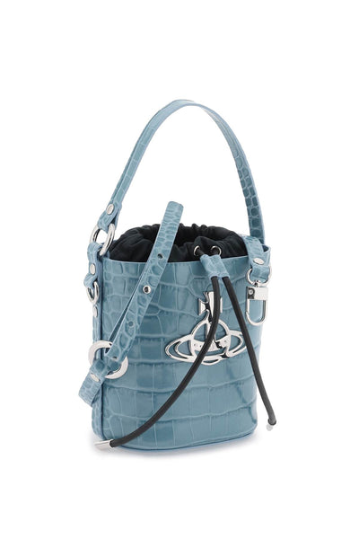 Vivienne westwood daisy bucket bag 4302002MUL003I LIGHT BLUE