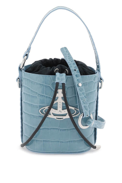 Vivienne westwood daisy bucket bag 4302002MUL003I LIGHT BLUE