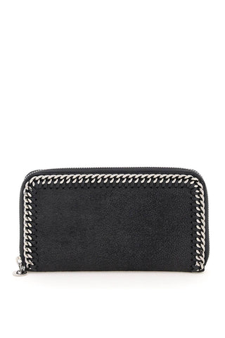 Stella mccartney falabella zip-around wallet 434750 W9132 BLACK