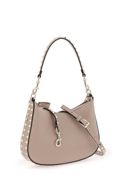 Valentino garavani rockstud small hobo bag 4W0B0M37TAG POUDRE