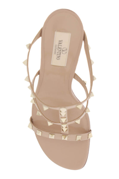 Valentino garavani cut-out wedge mules with 4W2S0ID7VOD ROSE CANNELLE