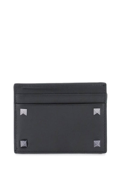 Valentino garavani rockstud leather card holder 4Y2P0523VH3 NERO