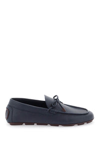 Valentino garavani leather loafers with bow 4Y2S0H19LDL MARINE RUBIN