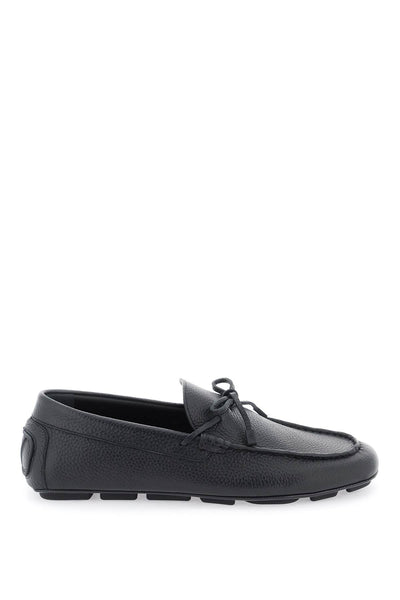 Valentino garavani leather loafers with bow 4Y2S0H19LDL NERO