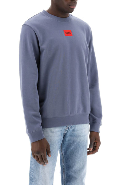Hugo regular fit light sweatshirt 50447964 OPEN BLUE