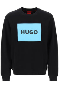 Hugo duragol logo box sweatshirt 50467944 BLACK 009