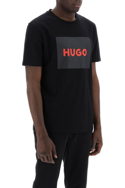 Hugo dulive t-shirt with logo box 50467952 BLACK 007