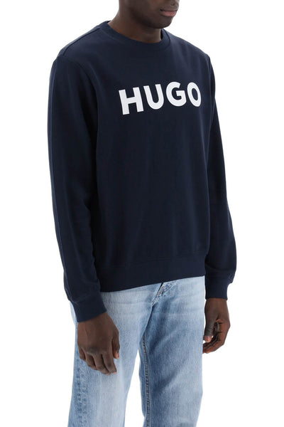 Hugo dem logo sweatshirt 50477328 DARK BLUE