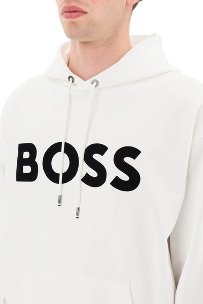 Boss 'sullivan' logo hoodie 50496661 WHITE