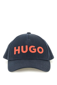 Hugo baseball cap with logo print 50491522 DARK BLUE