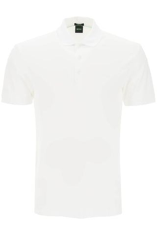 Boss 常規版型提花 Polo 衫 50494309 白色