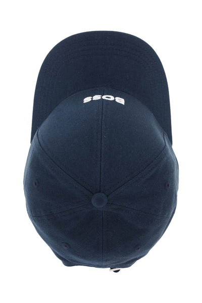 Boss baseball cap with embroidered logo 50495121 DARK BLUE