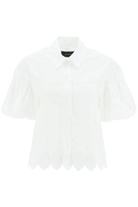 Simone rocha 刺繡短襯衫 5121 1014 白色 白色