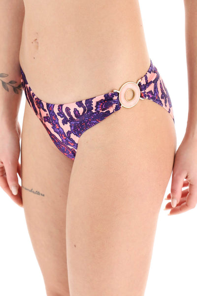 Zimmermann 'tiggy' bikini briefs 5235WTIGB LILAC PINK PAISLEY