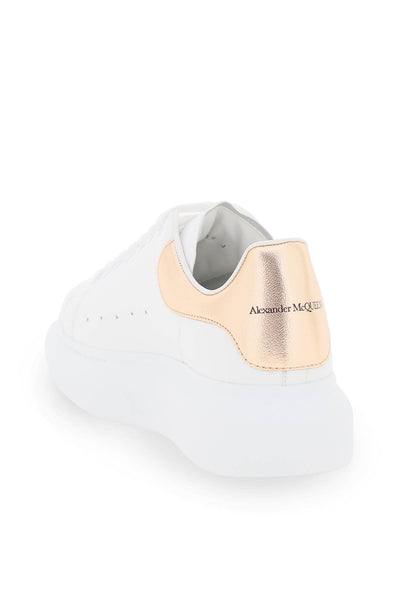 Alexander mcqueen oversize sneakers 553770 WHFBU WHITE ROSE GOLD