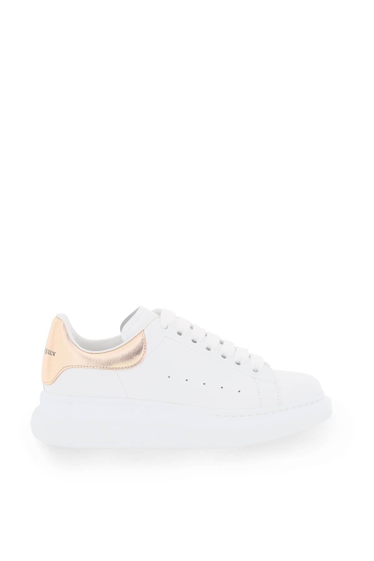 Alexander mcqueen oversize sneakers 553770 WHFBU WHITE ROSE GOLD