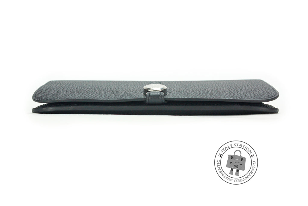 Dogon leather wallet Hermès Black in Leather - 31173104