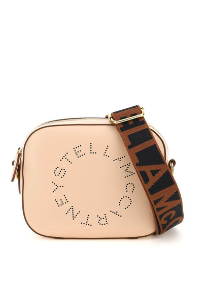 Stella mccartney camera bag with perforated stella logo 700266 W8542 BLUSH