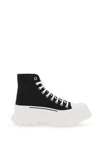 Alexander mcqueen 'tread slick' 靴子 705659 W4MV2 黑色 白色