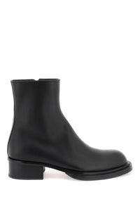 Alexander mcqueen cuban stack ankle boots 750383 WIDY0 BLACK