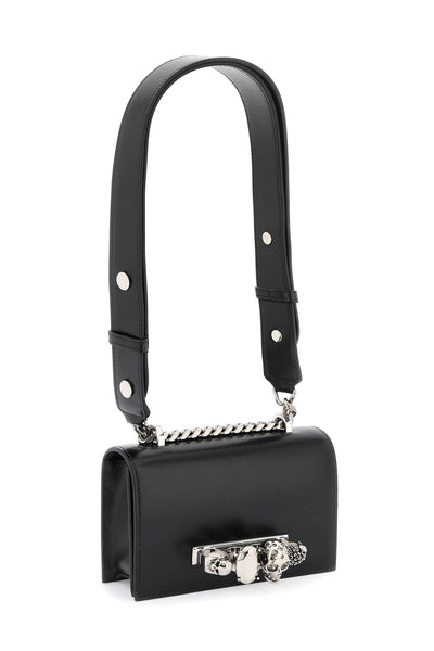 Alexander mcqueen mini 'jewelled satchel' bag 756521 1BLCM BLACK