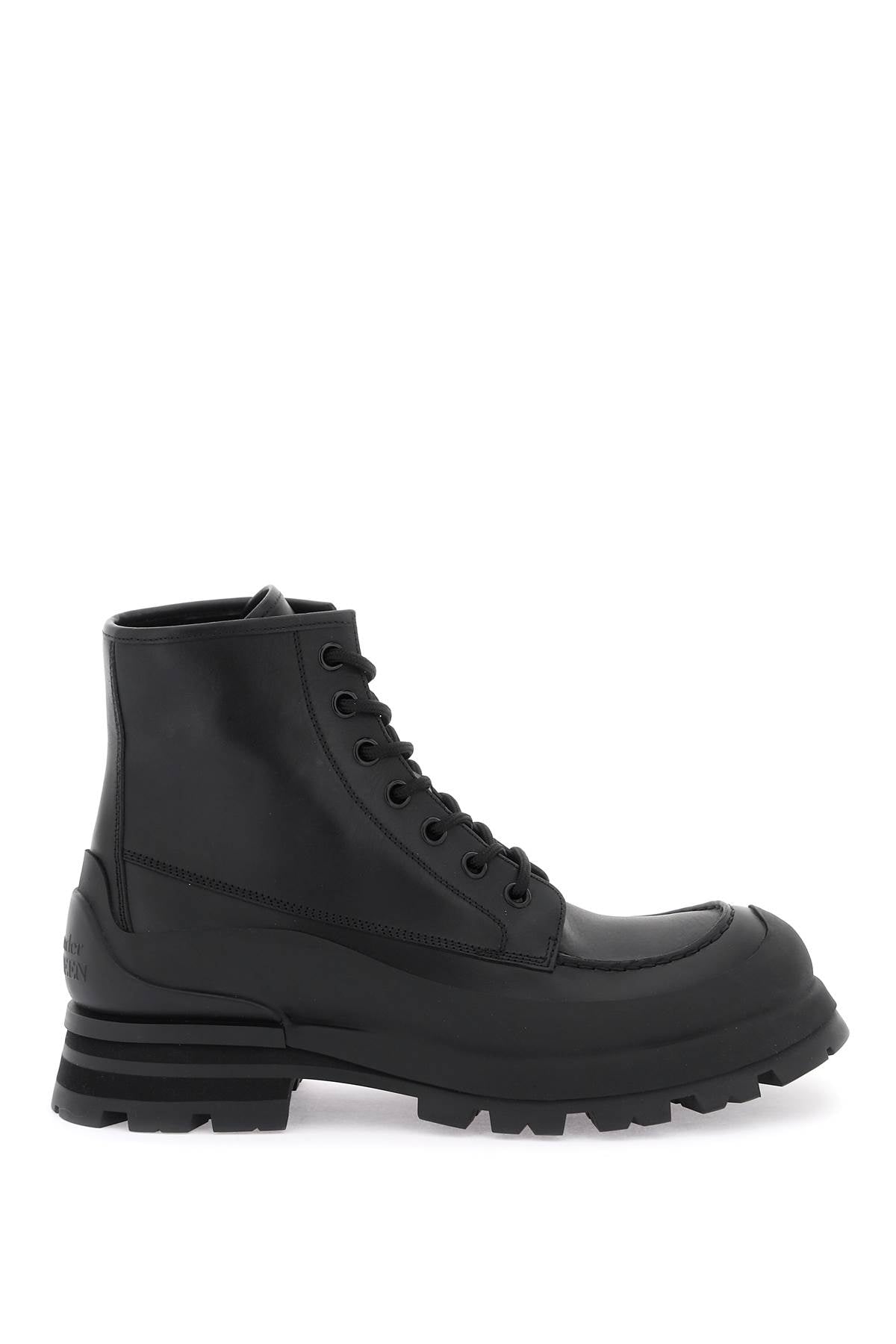 Alexander McQueen lace-up ankle boots - Black
