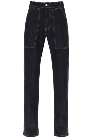Alexander mcqueen loose jeans with straight cut 759120 QVY10 INDIGO