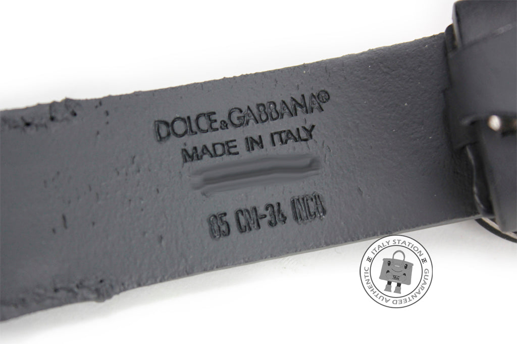 DOLCE GABBANA Dolce Gabbana BC3832 A1191 Varie Calfskin Black+